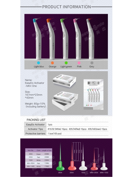 Easyinsmile Endodontic Easydo Endo Activator Oral Mini Sonic Irrigator