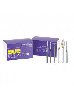 dental burs usa  Easyinsmile 100 PCS per Box  Single Inverted Cone