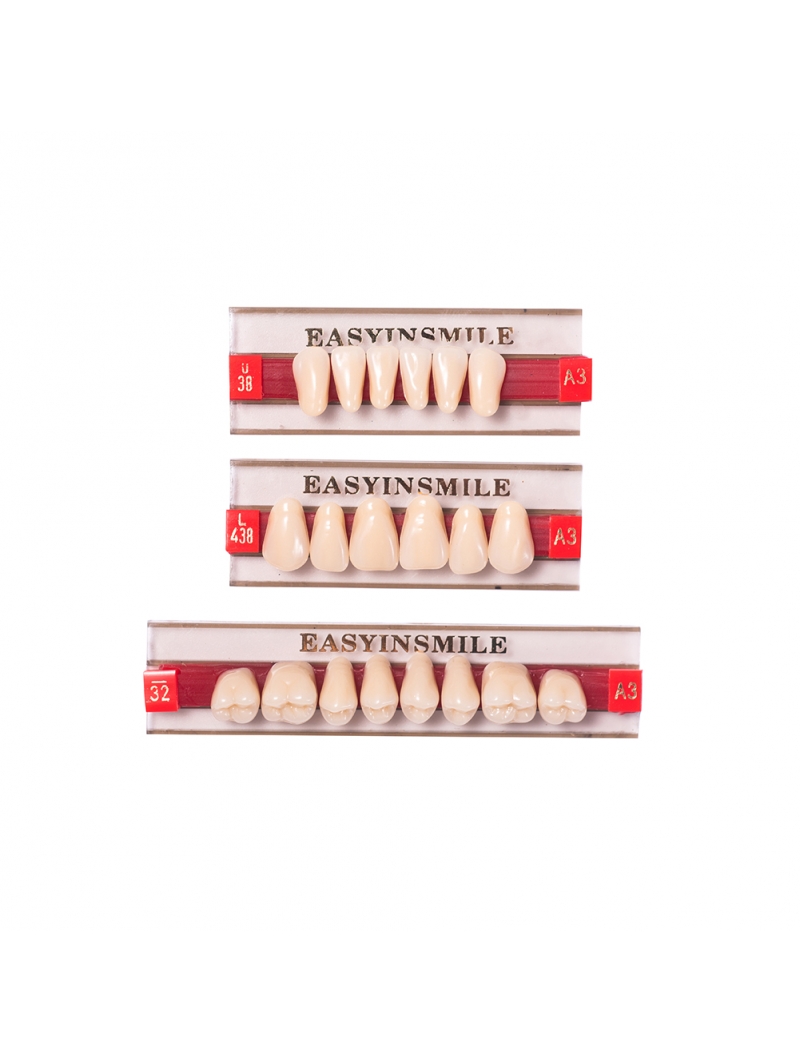 Dental Denture Acrylic Resin Teeth Full Set /Anterior /Posterior Shade